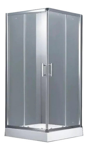 Cabina Box De Ducha 70 X 70 Recta Incoloro Con Receptáculo