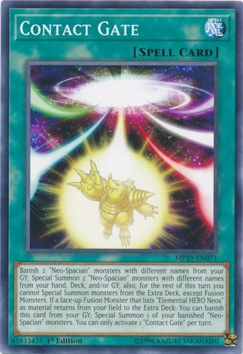 Contact Gate - Miltienda - Yugioh - Héroe Elemental Hero