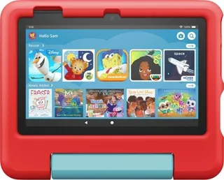 Tableta Amazon Fire 7 Kids 3-7 Años Wifi 16gb 2022 Colores Color Red