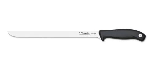 Compra 3 Claveles Set Cuchillo JAMONERO EVO Y CHAIRA B 3C, Negro, Gris, 25  cm en