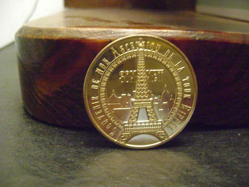 Medalla 5 Moneda Coleccion Torre Eiffel Monnaie Paris 2023 (Usado)