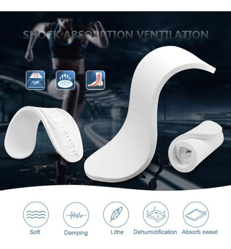 Imagen 6 de 7 de Plantillas De Memoria - 2 Pares De Plantillas Memory Foam