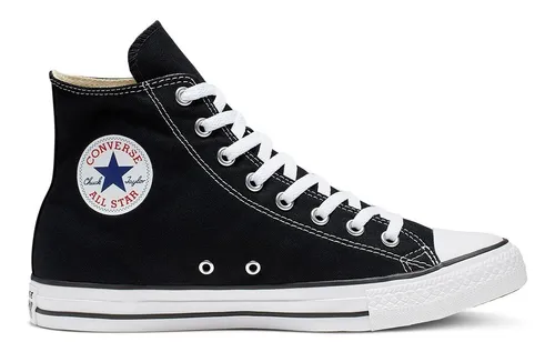 converse bota negra hombre