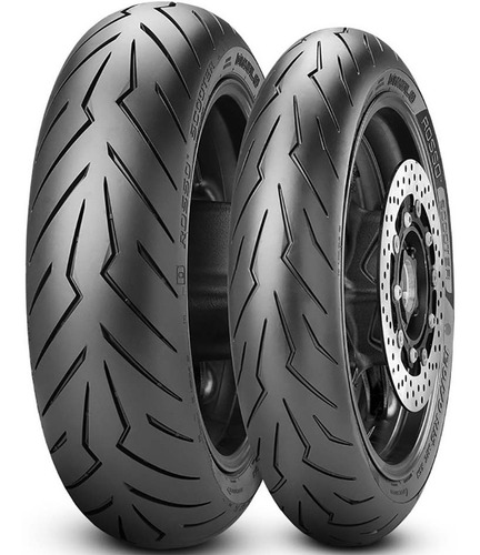 Imagen 4 de 4 de Llanta 130/70-13 Diablo Rosso Scooter Pirelli Tl-nmax -black
