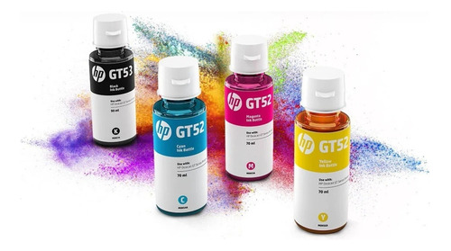 Tinta Hp Compatible Gt51 Gt52 Hka Print Bk, Cyan, Ye, Mag