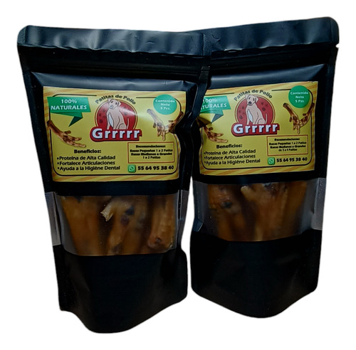 Patitas De Pollo Deshidratadas