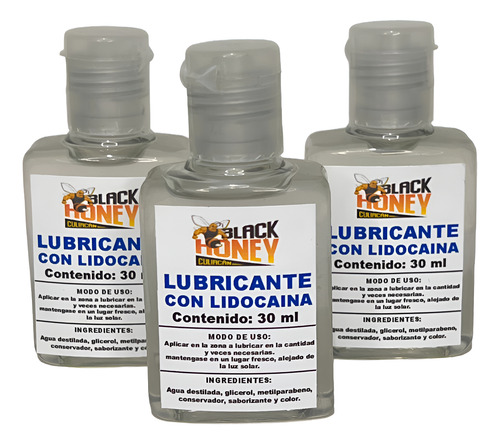 Lubricante Bhc Con Lidocaína 30 Ml