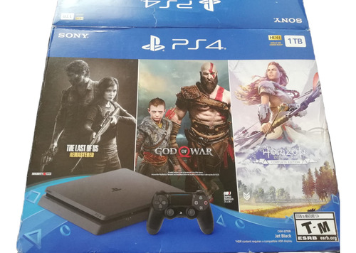 Playstation 4 Ps4 Slim 1tb + 4 Juegos