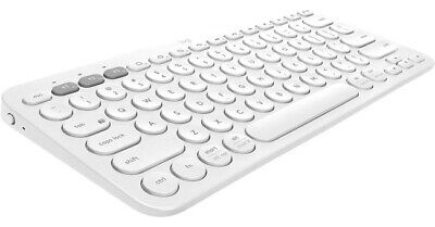 Logitech K380 Multi-device Wireless Keyboard, Off White  Vvc