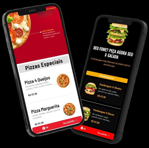 Cardápio Digital Online Para Açaí Hamburgueria Pizzaria