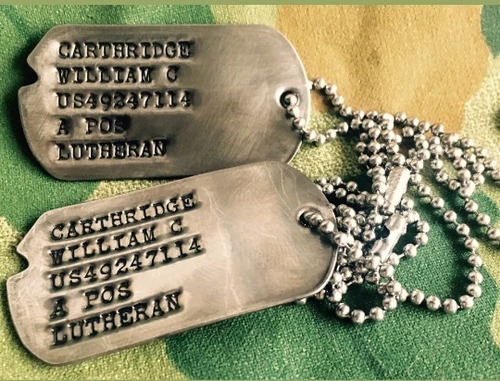 Placas De Identificacion Militar Dog Tags Estilo Wwii