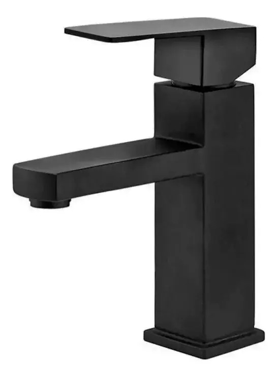 Grifería Monocomando Lavatorio Negro Satinado Centralfer