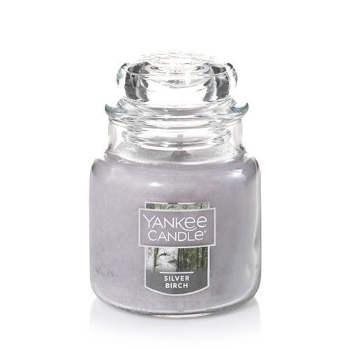 Vela Aromática Small Jar Silver Birch Yankee Candle