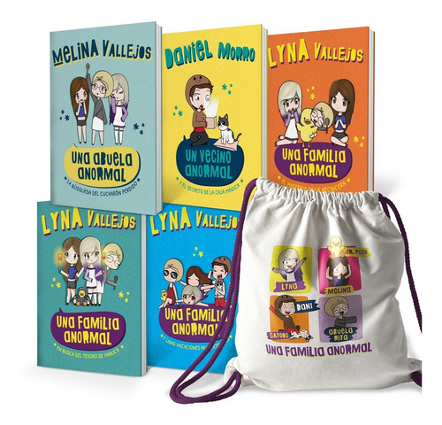 Pack Una Familia Anormal ( 5 Libros) - Lyna Vallejos Morro