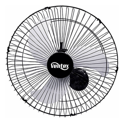 Ventilador De Parede 60cm 210w Pt + Controle Remoto Bivolt