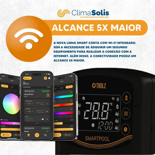 Controlador Temperatura Tsz Smartheat 2o Geração Wi-fi Tholz