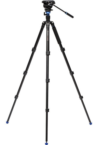 Tripé Benro Aero 4 Travel Video A2883fs4 Altura 165,5cm 4kg