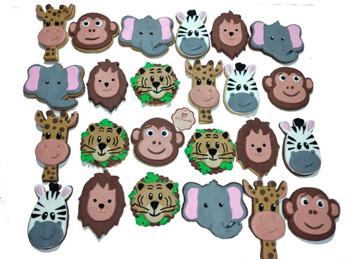 Cupcakes, Cookies, Cakepops Oreos Animales Jungla - Selva