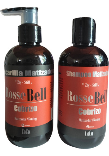 Kit Cobrizo Perfecto Shampoo Y Mascarilla Rosse Bell