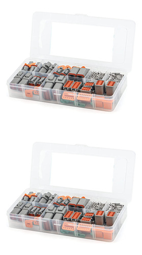 Kit De Conectores Deutsch Dt Gray De 376 Piezas Con 16 Conta