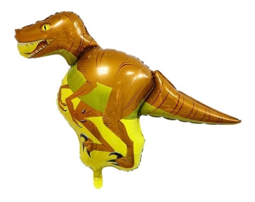 Globo Metálico / Globo Pequeño / Mini Figura De Dinosaurio