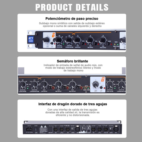 Crossover Audio Profesiononal 3 Vias