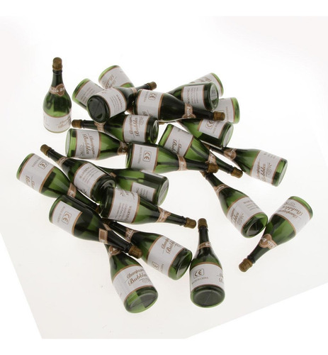 24 Unids Mini Botellas De Burbujas De Champagne Cumpleaños