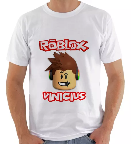 Camiseta Infantil ou Adulta Personalizada Roblox 1