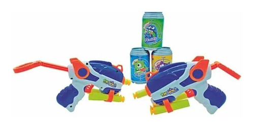 Jogo Monstros Ao Ataque Lançador Estilo Nerf Brinquedo Tam G