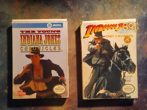 Juegos De Nintendo Nes En Caja - Indiana Jones Retro Raros
