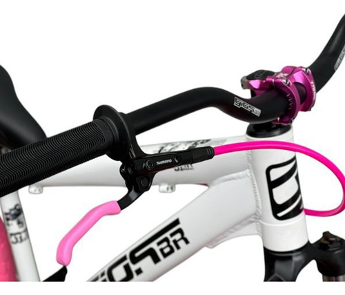 Bicicleta Gios 4trix Branca/rosa 26 Single Wheeling/grau