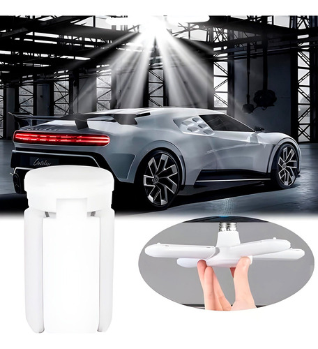 Bombilla Led Foco 36w 4 Hojas Luz Blanca, Para Hogar, Luz Blanco Frío