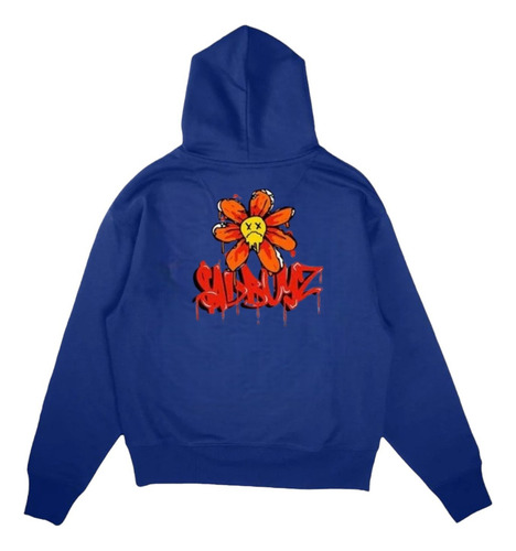 Hoodie Sudadera $ad Boys Frente Flore Atras Corrid Junior H