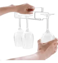 Comprar Porta Copas Colgante Organizador Alacena Cocina Vino Estante