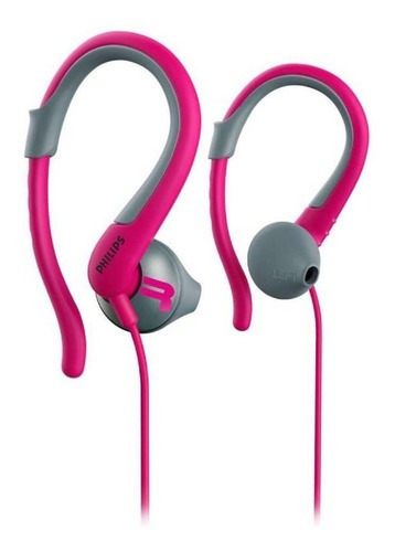 Audífonos Deportivos Ear-clip Shq1250 Rosado Philips Color Rosa