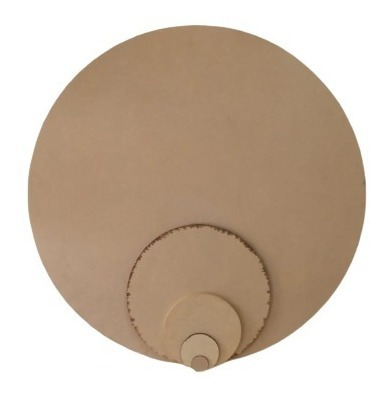 Circulo Fibro 18mm De 30 Cm De Diametro