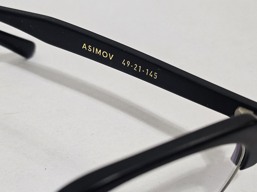 Armazon De Lentes Ben & Frank Asimov Negro Mate (Usado)