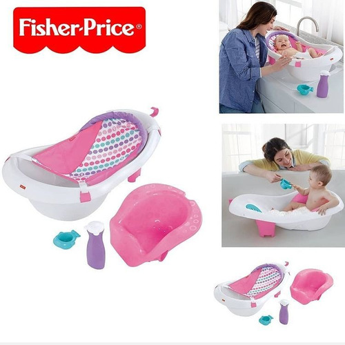 Imagen 1 de 3 de Bañera Para Bebés Marca Fisher Price Ideal Para Niñas