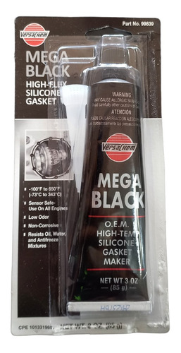 Silicon Mega Black Versachem Original