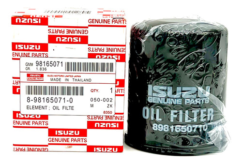 Filtro Aceite W816 Original Isuzu Chevrolet Luv Dmax 14-