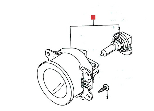 Faro Antiniebla Izq/der Suzuki Ertiga Gl 2019-