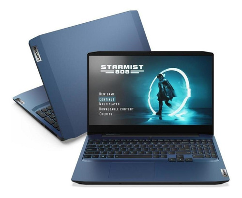 Notebook Lenovo Gaming 3i I7 16gb 512 Ssd Gtx1650 4gb W10 Cor Chameleon blue