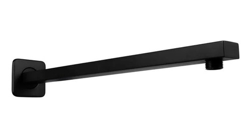 Tubo De Ducha Negro Cuadrado Bari