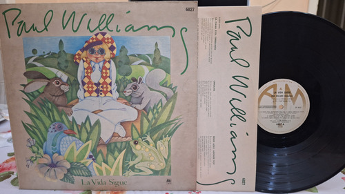 Paul Williams La Vida Sigue Lp Vinilo C/ Nuevo Nm