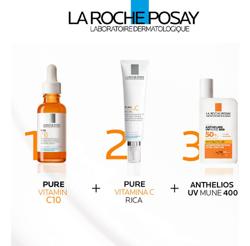 La Roche Posay Pure Vitamine C10 Serum 30 Ml Todo Tipo De Piel Día/noche