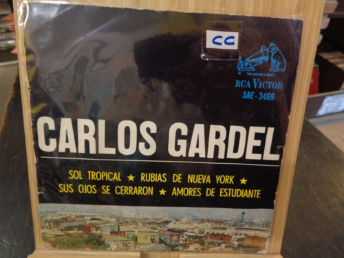 Carlos Gardel Sol Tropical Rubias Vinilo Simple Ep Tango F
