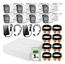 Comprar Epcom Kit Video Vigilancia Turbo HD 8 Cámaras de 2 MP B8-KIT-CV\u002FA-PLUS3S con Micrófono Integrado Disco Duro 3 TB + Accesorios Cámaras de Seguridad Color Vu de Alta Resolución con Visión Nocturna