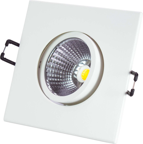 Spot Taschibra Led Cob De Embutir Quadrado Par20 9w 6500k