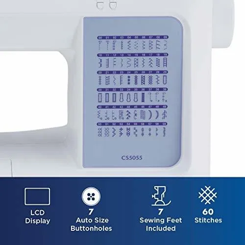 Brother Cs5055 Maquina De Coser Computarizada