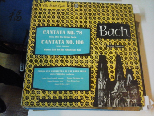 Vinilo 5413 - Johann S. Bach - Cantata No. 78 Y 106